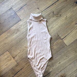 Zara Tan Sleeveless One Piece